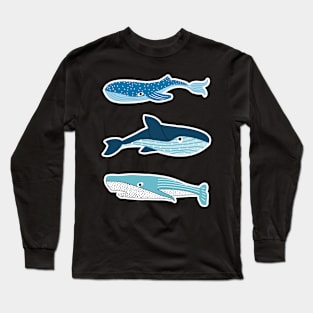 Three Whales Long Sleeve T-Shirt